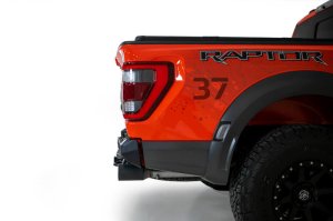 Ford Raptor Bumper - Rear - Addictive Desert Designs - Bomber - Hammer Black - `21-`27 Ford Raptor Bumper - Rear - Addictive Desert Designs - Bomber - Hammer Black - `21-`27